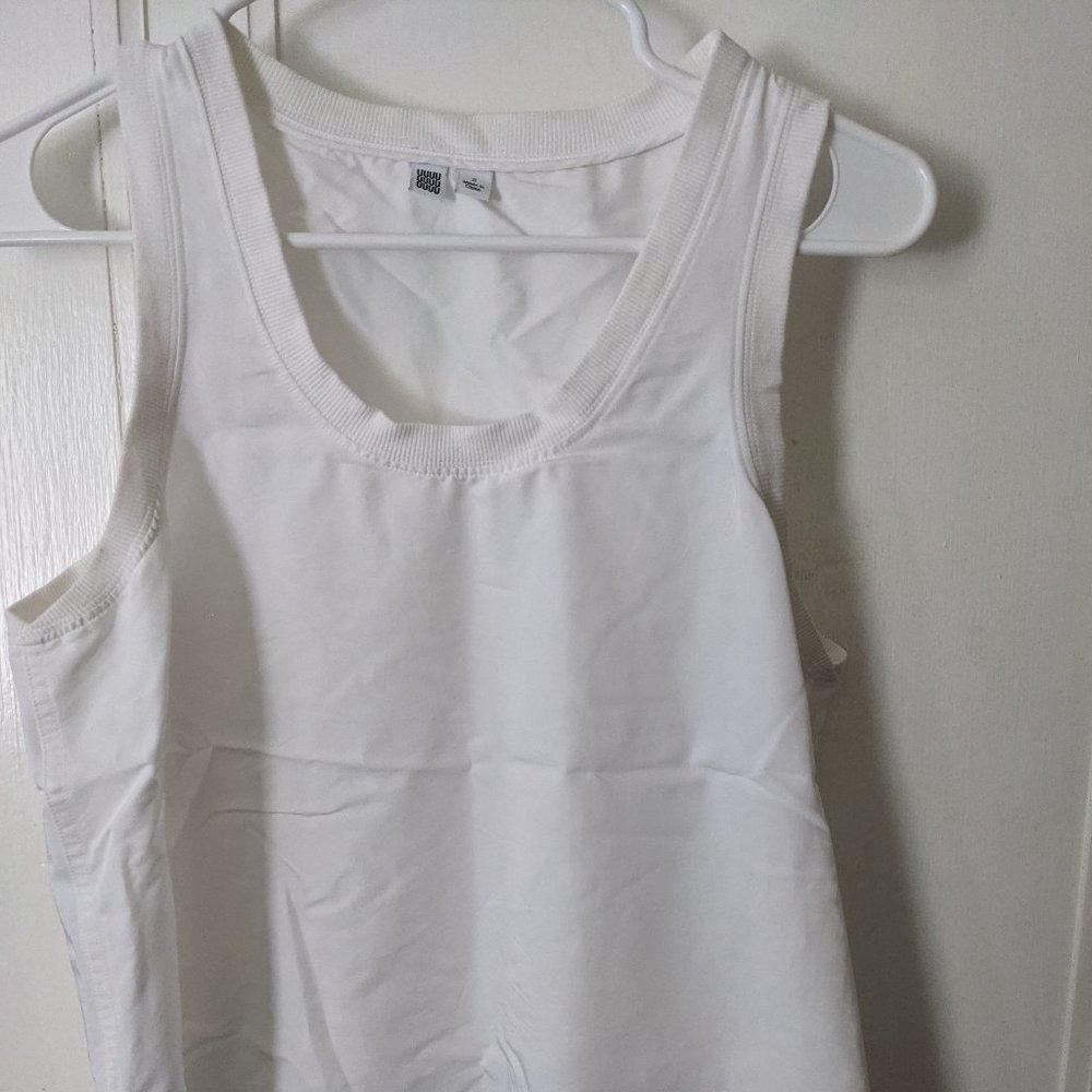 Uniqlo U Sleeveless White Top (3 for $15)